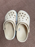 crocs卡駱馳貝雅卡駱班洞洞鞋|205089 冬日白/彩色-1LI 36/37(220mm) 曬單實拍圖