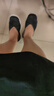 步瀛齋 女鞋 老北京布鞋  手工千層底   民族風(fēng)元口女布鞋手工加肥女鞋 千沖坤小元 37 曬單實(shí)拍圖