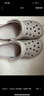 crocs卡駱馳洞洞鞋貝雅男鞋女鞋輕便耐磨一腳蹬拖鞋休閑鞋|10126 卵石色-2V3 37 /38(230mm) 曬單實(shí)拍圖