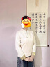 啄木鳥（TUCANO）媽媽春裝50歲60歲新款國風針織毛衣打底小衫中老年女秋季中式洋氣 紅色 XL 建議115-130斤 曬單實拍圖