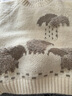 Basic House/百家好慵懶風(fēng)刺繡套頭毛衣小個(gè)子秋冬新款圓領(lǐng)上衣女 燕麥色 M 曬單實(shí)拍圖