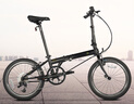 大行（DAHON）經(jīng)典P8折疊自行車成人20英寸8速男女式通勤運(yùn)動(dòng)單車KBC083 消光黑【經(jīng)典版】 曬單實(shí)拍圖