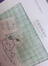 全棉時(shí)代嬰兒浴巾 新生兒童6層水洗紗布浴巾寶寶純棉淡翠綠115*115cm 曬單實(shí)拍圖