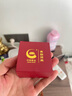 央創(chuàng  )時(shí)尚【中國黃金授權】耳環(huán)男耳釘耳飾小眾高級生日禮物送男友老公S925 曬單實(shí)拍圖