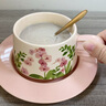 熹物咖啡杯碟【花漾時光】陶瓷杯子禮盒套裝喬遷生日送七夕情人節(jié)禮物 【六個裝】咖啡杯禮盒套裝一 曬單實拍圖