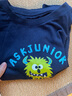 ASK JUNIOR【假兩件】兒童長袖T恤25秋季中大童怪獸圖案體恤打底衫男童上衣 曬單實拍圖