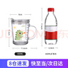 btif家用水杯兒童牛奶杯吸管玻璃杯帶刻度杯子沖奶粉寶寶喝奶杯  曬單實(shí)拍圖