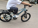 永久（FOREVER） 兒童自行車(chē)6-10歲自行車(chē)兒童單車(chē)兒童自行車(chē)小孩自行車(chē)兒童山地 頂配藍|6速+一體輪+后貨架+禮包 20寸【適用身高130-160cm】 曬單實(shí)拍圖