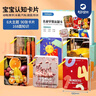 卡爾貝比寶寶早教認知卡片嬰幼兒?jiǎn)⒚蓵?shū)動(dòng)物數字顏色看圖識物兒童閃卡玩具 曬單實(shí)拍圖