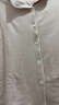 無(wú)印良品（MUJI）女式柔軟針織前開(kāi)睡衣套裝女士家居服女款女裝25年秋季 FD32CC5A 煙熏粉色 S -M 上裝160/84A 下裝160/66A 曬單實(shí)拍圖