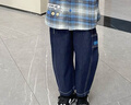 MiniPeace太平鳥童裝秋新男童牛仔長(zhǎng)褲FAHAF3102 牛仔深藍(lán) 140cm 曬單實(shí)拍圖