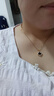 項(xiàng)鏈高級(jí)感女輕奢小眾設(shè)計(jì)ins冷淡風(fēng)鎖骨鏈雙面四葉草可水洗吊墜 金色 四葉花項(xiàng)鏈 A0292 曬單實(shí)拍圖
