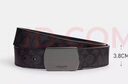 蔻馳（COACH）【品牌直供】男女同款板扣腰帶CY941QBMI5 黑色 七夕禮物 曬單實拍圖