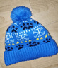 汪汪隊立大功兒童冬季帽子加絨男童針織毛線(xiàn)帽女孩保暖護耳帽套頭帽 藍色  曬單實(shí)拍圖