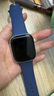 Apple/蘋(píng)果 Watch Series 10 智能手表GPS款42毫米銀色鋁金屬表殼丹寧色運動(dòng)型表帶M/L MX1K3CH/B 曬單實(shí)拍圖