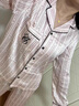 維多利亞的秘密（Victoria's Secret）田曦薇同款 宅度假水光綢家居服絲滑涼感長(cháng)袖長(cháng)褲睡衣套裝 曬單實(shí)拍圖