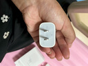 適用蘋果原裝充電器套裝快充線原裝蘋果20W快充頭PD1米快充線 20W快充頭*1 曬單實(shí)拍圖