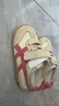 奇諾鼠【官方正品】?jì)和瘜W(xué)步鞋男女童阿甘鞋寶寶時(shí)尚防滑男童運動(dòng)鞋 杏粉 19 碼(鞋內長(cháng)14.5cm) 曬單實(shí)拍圖