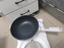 美的（Midea）電炒鍋 電火鍋 電蒸鍋 電煮鍋 家用多用途炒菜專用鍋 4L一體電熱鍋不粘鍋 HGE2811B 配蒸籠木鏟 曬單實(shí)拍圖