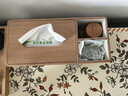 侑家良品 紙巾盒客廳抽紙盒客廳茶幾遙控器收納盒桌面高檔皮革  牛皮紋 曬單實(shí)拍圖