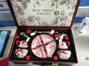 古莜高檔碗碟餐具陶瓷新婚禮物送新娘紅色碗盤(pán)套裝喬遷新居禮盒 曬單實(shí)拍圖