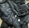 樂(lè )町短款面包羽絨服女20泡芙感超柔可脫卸帽保暖外套 黑色（現貨） L 曬單實(shí)拍圖