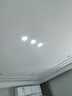 美的（Midea）LED超薄筒燈客廳吊頂射燈過(guò)道嵌入式孔燈牛眼燈3瓦白光 開(kāi)孔7.5cm 曬單實(shí)拍圖