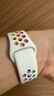 BHO適用蘋(píng)果手表表帶apple watch s11/ultra3/s10運動(dòng)表帶iwatch s9/8/7/6/se3/2/1透氣洞洞硅膠表帶 曬單實(shí)拍圖