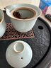 青澹汝窯整套茶具套裝禮品茶杯禮盒裝知己悠然茶組 知己悠然茶組（一壺兩杯） 1件 天青色 曬單實(shí)拍圖