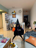 演繹 萬(wàn)圣節服裝兒童披風(fēng)斗篷男女孩cosplay表演衣服女巫裝飾裝扮道具 女巫服裝+帽子南瓜袋(100-140cm) 曬單實(shí)拍圖