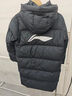 李寧童裝兒童羽絨服男童冬款中長(cháng)款防風(fēng)保暖青少年連帽兒童羽絨外套 黑色41-2 170 曬單實(shí)拍圖