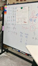 BBNEW 90*120cm雙面白板寫(xiě)字板支架式可移動(dòng)升降翻轉穩固書(shū)寫(xiě)板會(huì )議辦公家用教學(xué)兒童磁性黑板NEWV90120 曬單實(shí)拍圖