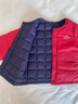 雅鹿兒童羽絨服內膽男童輕薄女童保暖衣服冬季外套校服神器90%白鴨絨 藏青/紅色 130 雙面穿 曬單實(shí)拍圖