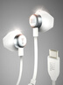 JBL TUNE 305C 有線耳機(jī) Type-C接口 半入耳式耳機(jī) 電腦耳機(jī) 適用于USB-C即插即用 雙11購物推薦 白色 曬單實(shí)拍圖