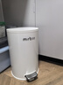 麥桶桶（Mr.Bin）感應(yīng)廚房垃圾桶智能大號2025新款帶蓋客廳電動自動高顏值ins風(fēng) 電池感應(yīng)款- 奶油白 18L -客廳/廚房 曬單實拍圖