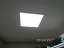 佛山照明（FSL）led集成吊頂燈面板燈平板燈超薄鋁扣板嵌入式40W白光6500K鋁材邊框600*600 曬單實(shí)拍圖