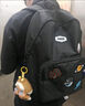 彪馬（PUMA）官方 復(fù)古休閑雙肩包書包 PATCH BACKPACK 079194 黑色-01 OSFA/均碼 曬單實拍圖