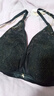 ubras流光珠貝性感蕾絲法式三角杯無(wú)鋼圈大胸顯小文胸罩無(wú)痕內衣 薄紗三角杯-黑色 M 曬單實(shí)拍圖