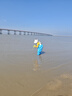 361°兒童溯溪褲玩水褲下水褲趕海褲連體水褲水鞋半身防水服摸魚趕海 曬單實拍圖