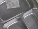 babycare寶寶自主進(jìn)食餐盤(pán)嬰幼兒不銹鋼分格兒童餐具-光電青 曬單實(shí)拍圖