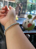胖東來(lái)品質(zhì)990純銀珠珠手鏈男女款時(shí)尚輕奢小眾銀珠手串串珠禮物 5mm粗 18cm(適合17cm手腕) 曬單實(shí)拍圖
