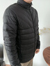 安踏（ANTA）輕薄立領(lǐng)排骨羽絨服男士2025冬季新款保暖通勤外套沖鋒衣內膽 基礎黑-2 L 曬單實(shí)拍圖
