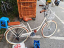 飛鴿（FLYING PIGEON）自行車(chē)成人通勤車(chē)自行車(chē)學(xué)生單車(chē)成人自行車(chē)通勤自行車(chē)女士自行車(chē) 高配奶油米|6速|(zhì)輻條輪+禮包 26寸適合160-185cm 曬單實(shí)拍圖