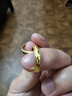 老廟黃金耳環(huán)批花C形耳釘耳圈送女友送給媽媽生日禮物 曬單實拍圖