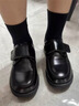 芭芭鴨兒童皮鞋男童黑色英倫風(fēng)演出鞋校園軟底單鞋XD-BG35823 黑色 38碼 曬單實(shí)拍圖