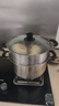 美的（Midea）蒸鍋304不銹鋼蒸煮兩用湯鍋饅頭包子家用蒸籠鍋禮品 曬單實(shí)拍圖