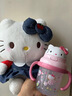 日本Kitty水杯奶杯哈嘍kt吸管水杯雙耳水杯夏季喝水可愛(ài)杯子禮物1 粉色Kitty水杯[原盒包裝] 曬單實(shí)拍圖