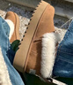 UGG【雙11搶先購】秋季新款女士厚底懶人毛毛鞋 1166733CHE|栗色39 曬單實(shí)拍圖