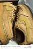 耐克空軍一號男子輕便運動(dòng)鞋冬季板鞋NIKE AIR FORCE 1 CJ9179 200亞麻/麥黃/橡皮淺褐/黑 39 曬單實(shí)拍圖