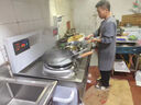 亦鑫商用電磁爐大功率雙頭電爐灶雙眼凹面電炒鍋酒店廚房食堂飯店快餐電炒爐爆炒大功率電磁灶 400晶板雙炒灶180*100 送炒鍋 15000W 三相電 曬單實(shí)拍圖